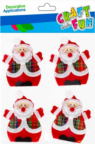 Sticker autocolant din fetru pentru decoratiuni, Mos Craciun [1]