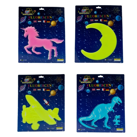Birotică și Papetărie - Sticker fluorescent CNX, A4, pentru perete, diverse modele