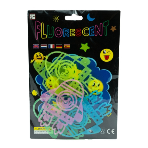 Sticker fluorescent CNX, A5, pentru perete, diverse modele [2]