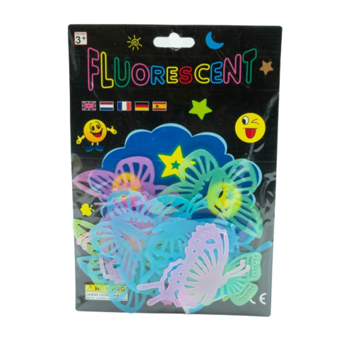 Sticker fluorescent CNX, A5, pentru perete, diverse modele [1]