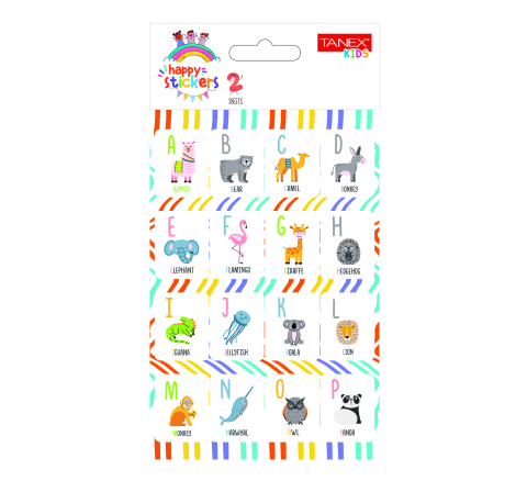 Rechizite Școlare - Sticker litere mari 2/set mtc-103 tanex
