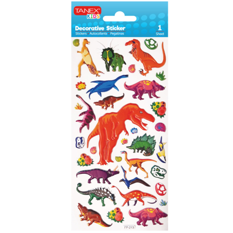 Rechizite Școlare - Sticker puffy dino tnx-25132 tanex
