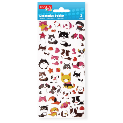 Rechizite Școlare - Sticker puffy pets tnx-25113 tanex