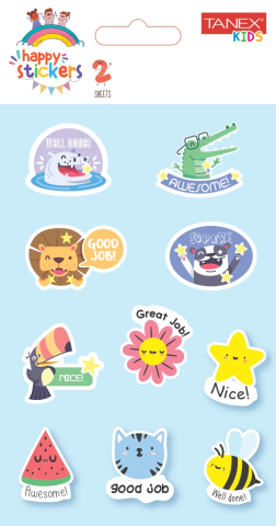 Rechizite Școlare - Sticker recompense well done 2/set mtc-305 tanex
