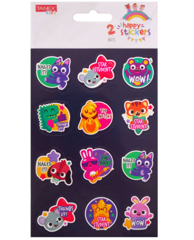 Rechizite Școlare - Sticker recompense you rock 2/set mtc-304 tanex