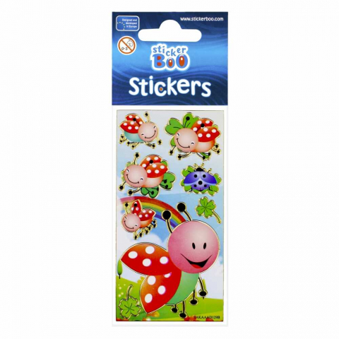 Stickere buburuze pentru activitati creative pentru copii [2]
