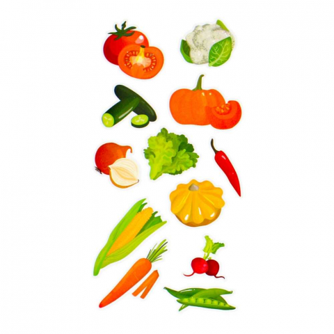 Stickere cu fructe si legume, abtibilduri pentru proiectele creative ale copiilor [2]