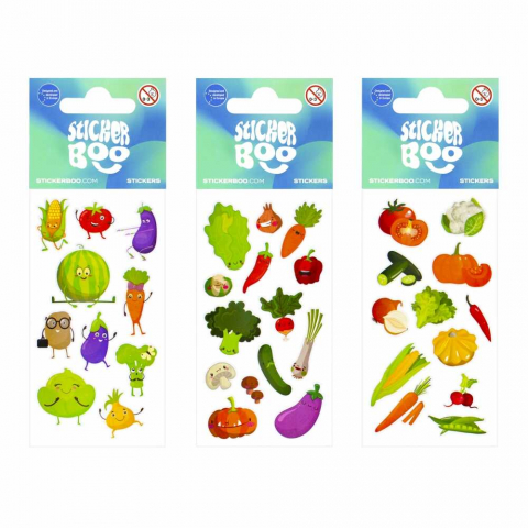 Stickere cu fructe si legume, abtibilduri pentru proiectele creative ale copiilor [3]