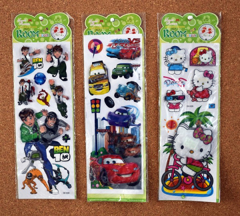 Art & Craft si Artizanat - Stickere decorative copii 3D, 36x13- 7-167