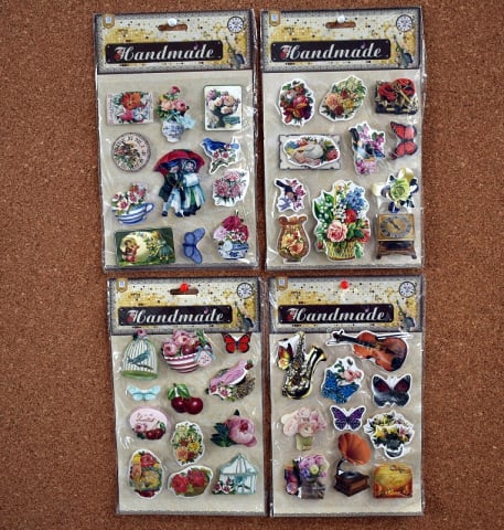 Art & Craft si Artizanat - Stickere decorative perete 5D, 27x17
