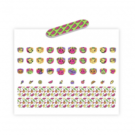 Stickere pentru unghii model variat, Djeco, varsta 3 - 6, 6 - 9 ani, Fata [1]
