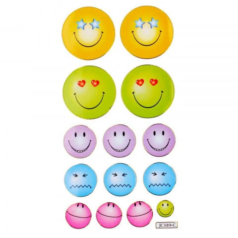 Stickere smiley faces, emoticoane, abtibilduri pentru proiecte creative, fete zambitoare [1]