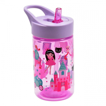 Caserole Sandwich si Sticle Apa - Sticle Apa Copii, Gradinita si Scoala, 430 ml, Printese - Micostore