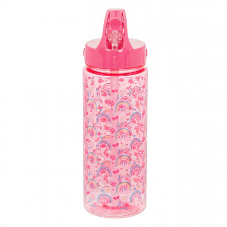 Sticle Apa Copii, Gradinita si Scoala, 500 ml, Curcubeu, Roz [1]