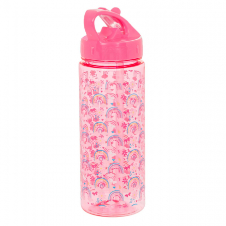 Sticle Apa Copii, Gradinita si Scoala, 500 ml, Curcubeu, Roz [2]