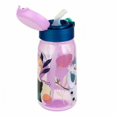 Sticle Apa Copii, Gradinita si Scoala, 500 ml cu Pai, Frozen [1]