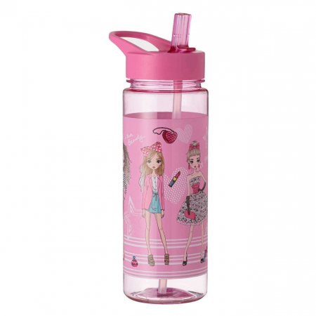 Caserole Sandwich si Sticle Apa - Sticle Apa Copii, Gradinita si Scoala, 650 ml, Roz, Fete - Micostore