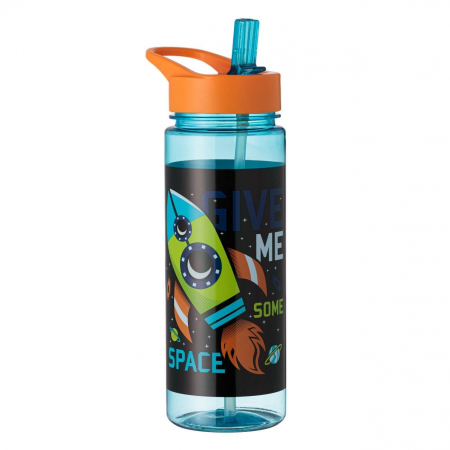 Sticlă de apă și Bidoane - Sticle Apa Copii, Gradinita si Scoala, 650 ml, Space - Micostore