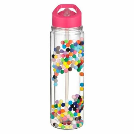 Sticlă de apă și Bidoane - Sticle Apa Copii, Gradinita si Scoala, 500 ml cu Pai, Pompoane