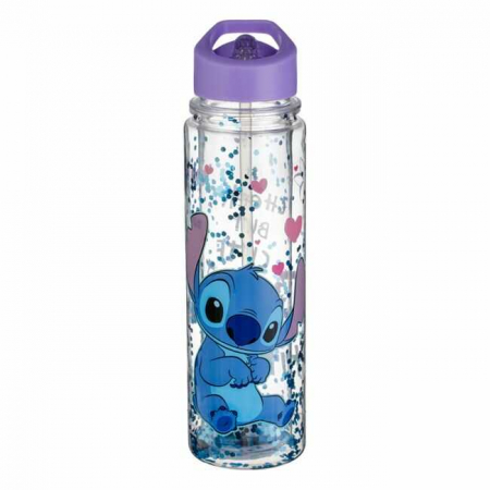 Rechizite Școlare - Sticle Apa Copii, Gradinita si Scoala, 500 ml cu Pai, Stitch si Lilo