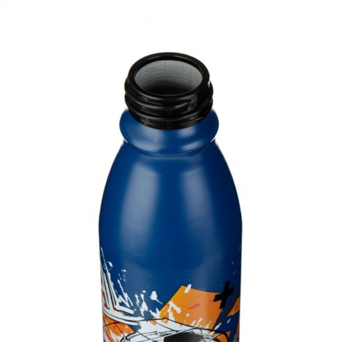 Sticla Apa Copii pentru Scoala, 600 ml, Aluminiu, Fotbal Baieti [2]