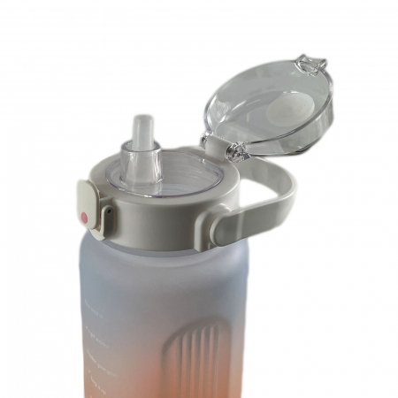Sticla de apa reutilizabila, portabila, 1500 ml, Portocaliu Gradient [2]