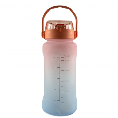 Sticla de apa reutilizabila, portabila, 1500 ml, Roz Gradient [1]