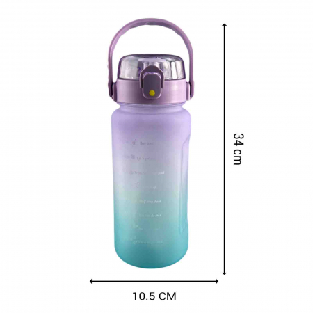 Sticla de apa reutilizabila, portabila, 1500 ml - Micostore.ro [4]