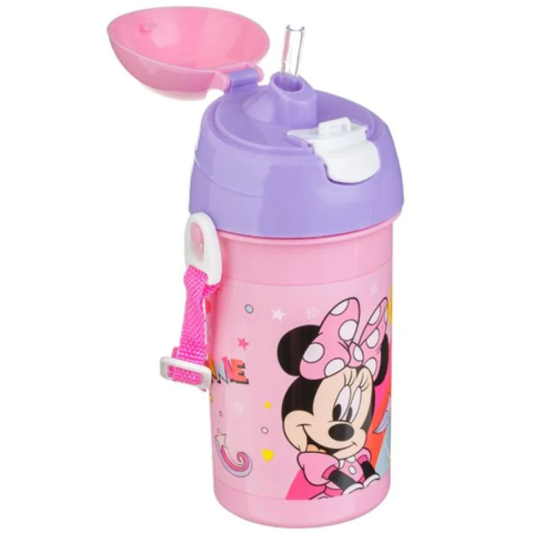 Sticla de Apa pentru copii,  Pop Up, Minnie Mouse, Roz, 500ml [0]