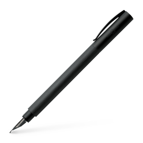 Stilouri pentru Copii si Scoala - Stilou ambition all black m faber-castell