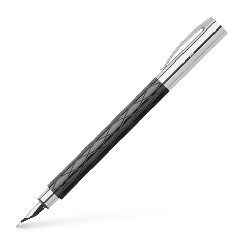 Stilou ambition rhombus negru f faber-castell