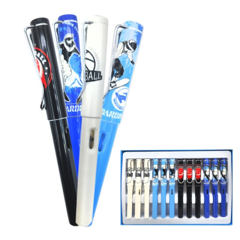 Stilou CNX 221, alimentare pompita, corp plastic, model Snowboard / Basketball, clips tip agrafa [1]