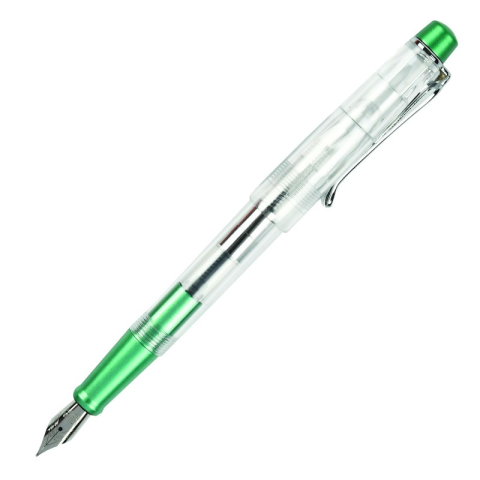 Rechizite Școlare - Stilou CNX 599A, alimentare pompita, corp PVC transparent diverse culori