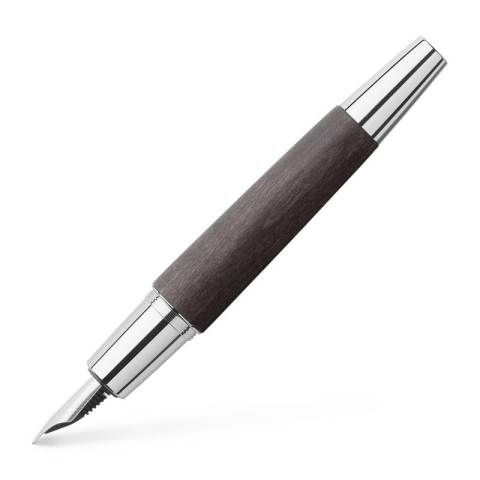 Stilou e-motion pearwood/negru f faber-castell