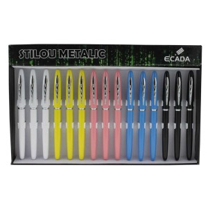Rechizite Școlare - Stilou ecada metalic 93215 15 buc