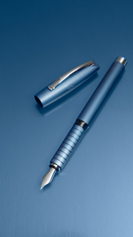 Stilou essentio aluminium albastru b faber-castell [3]