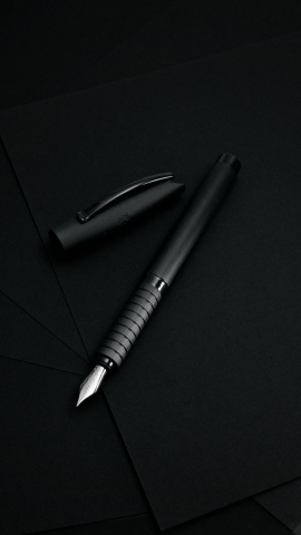 Stilou essentio aluminium negru m faber-castell [3]