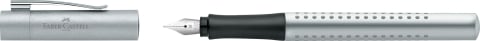 Stilou grip 2011 argintiu m faber-castell [2]