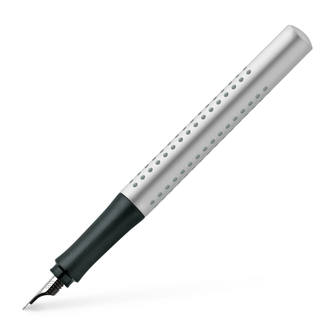 Stilouri pentru Copii si Scoala - Stilou grip 2011 argintiu m faber-castell
