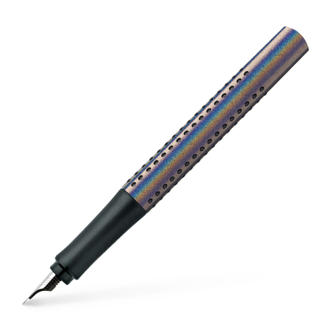 Stilouri pentru Copii si Scoala - Stilou grip 2011 glam silver m faber-castell