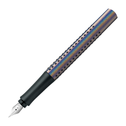 Stilou grip 2011 glam silver m faber-castell [1]