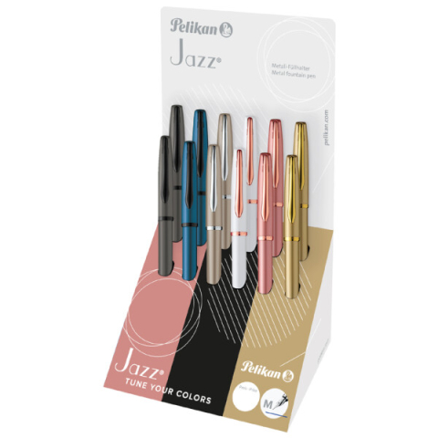 Stilouri pentru Copii si Scoala - Stilou Jazz metal Noble Elegance  asortate  Pelikan