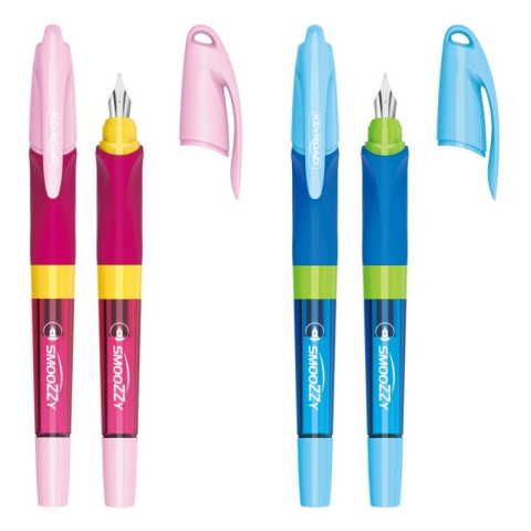 Stilou Keyroad Easy Writer KR971259, penita iridium, alimentare rezerve, grip ergonomic, corp plastic diverse culori [1]