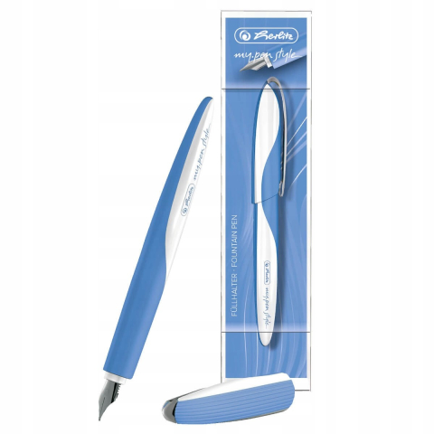Stilouri pentru Copii si Scoala - Stilou My Pen Herlitz Style Albastru Baltic