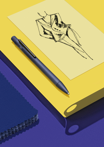 Stilou neo slim aluminium albastru f faber-castell [2]