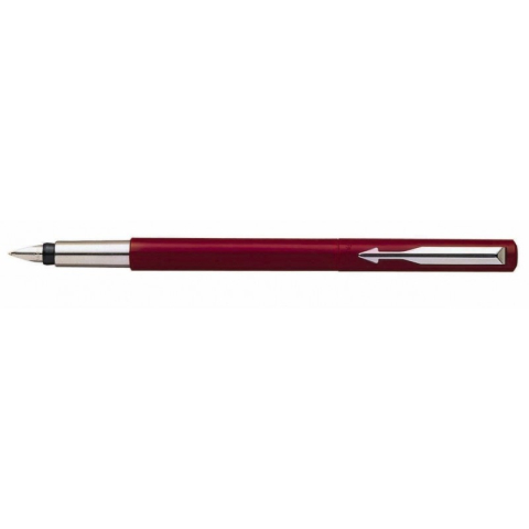 Stilou Parker Vector Clasic S0282490, penita iridium, alimentare rezerve sau convertor Parker, corp metalic rosu [1]