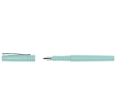 Stilou poly pen bleu caraibe m faber-castell [1]
