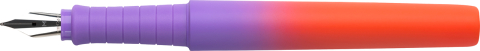 Stilou poly pen flow violet-portocaliu m faber-castell [1]