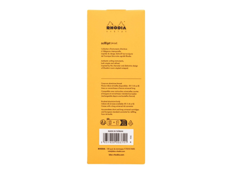 Stilou Rhodia script, peniță tip B [3]