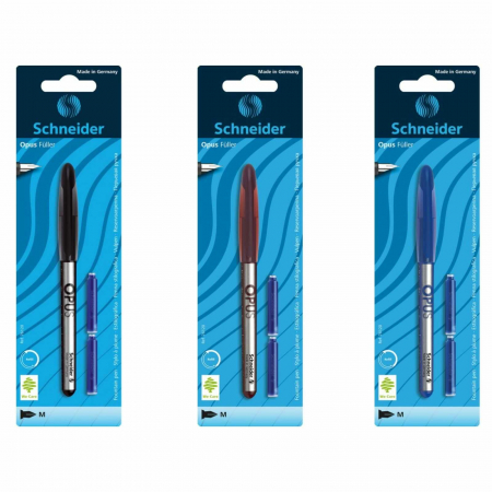 Stilouri și rollere cu rezerve de cerneală - Schneider - Stilou Schneider Opus, Negru- Micostore.ro